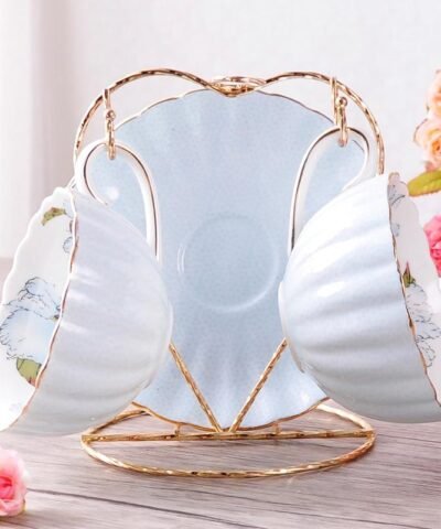 British High-Grade Bone China Coffee Cup Set