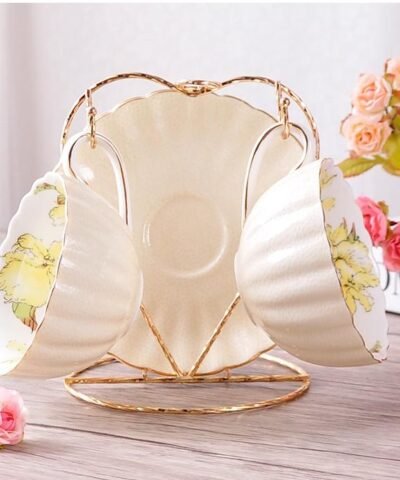 British High-Grade Bone China Coffee Cup Set