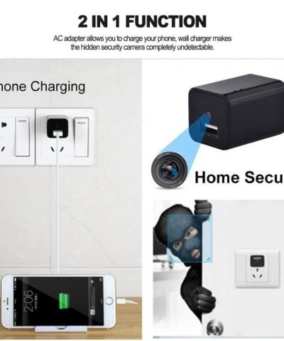 HD 1080P Hidden Camera USB Wall Charger
