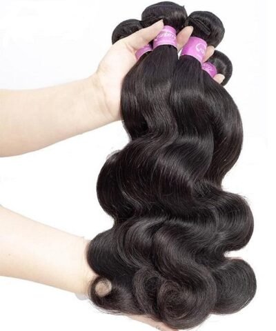 Cranberry Hair Brazilian Body Wave Bundles 100% Human Hair Extensions