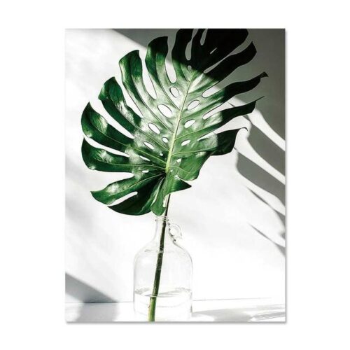 Nordic Canvas Modern Prints Plant Leaf