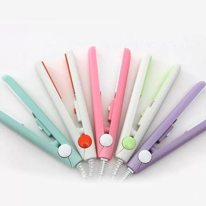 Mini Electronic Ceramic Hair Flat Iron