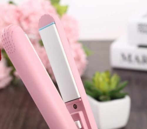 Mini Electronic Ceramic Hair Flat Iron