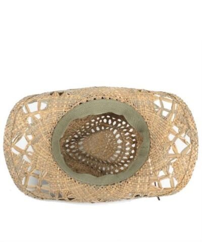 Men's 100% Natural Straw Handmade Cowboy Hat