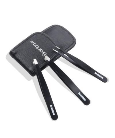 Steel Slant Eyebrow Tweezers For Face Hair Removal Set