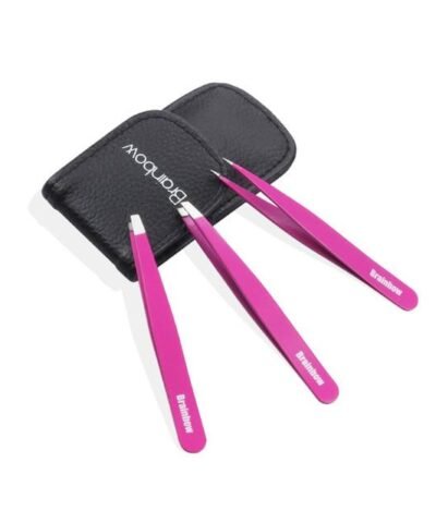 Steel Slant Eyebrow Tweezers For Face Hair Removal Set