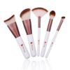 Contour Highlight Eyeshadow With Fan Makeup Brushes Portable Cosmetic Tools Kit