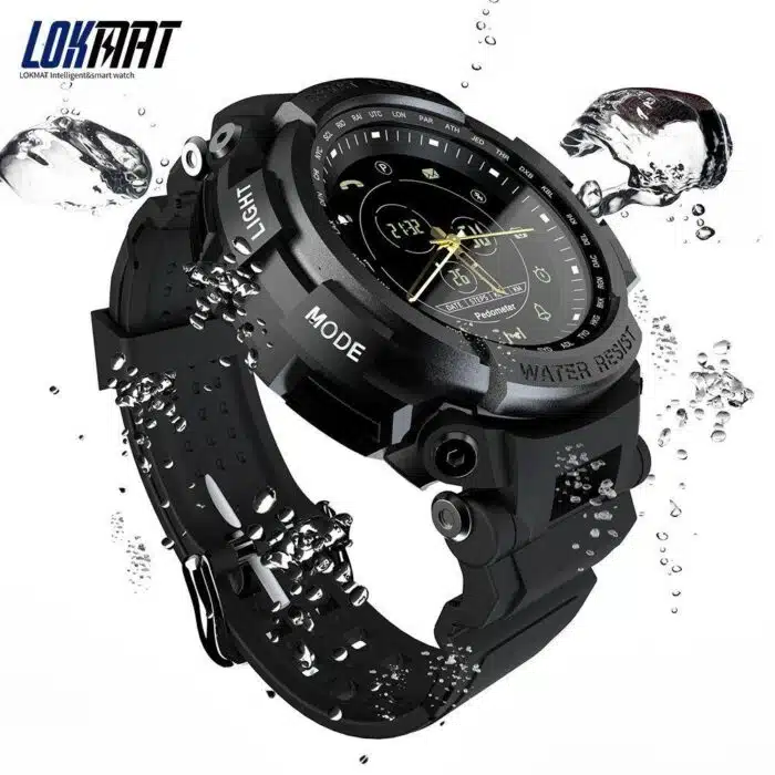 Lokmat Men's Professional 5ATM Waterproof Bluetooth Smart Watch For Ios and Android