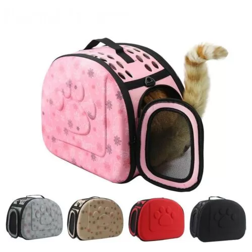 Pet Travel Carrier Mesh Shoulder Bag