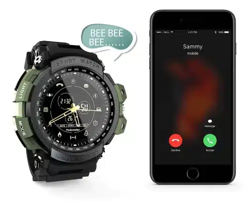Lokmat Men's Professional 5ATM Waterproof Bluetooth Smart Watch For Ios and Android