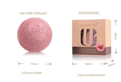 Konjac Konnyaku Exfoliator Cleansing Sponge Facial Care Makeup Tools