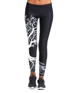 Women's Printed Push Up High Waisted Elastic Leggings
