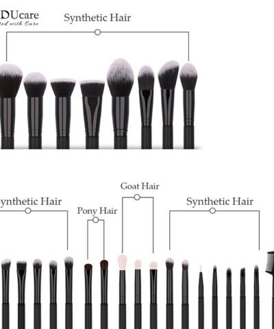 Makeup Brushes Set Foundation Eyeshadow Powder Brush Goat Hair Tools Kit