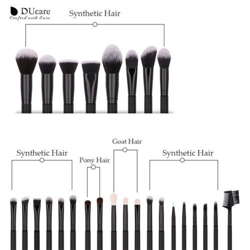 Makeup Brushes Set Foundation Eyeshadow Powder Brush Goat Hair Tools Kit