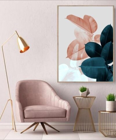 Nordic Canvas Modern Prints Plant Floral