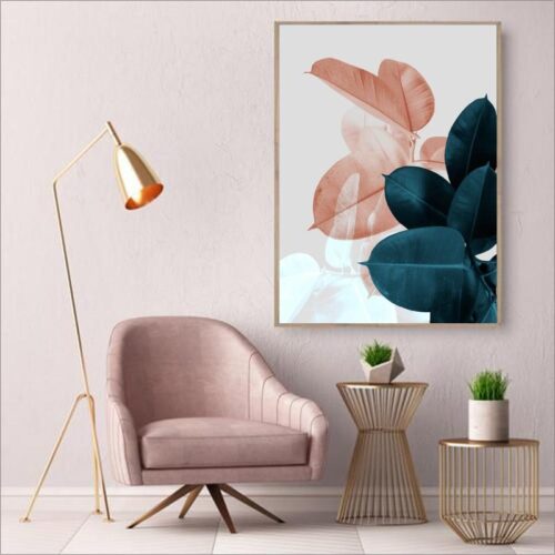 Nordic Canvas Modern Prints Plant Floral