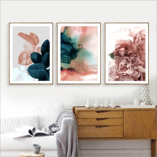 Nordic Canvas Modern Prints Plant Floral