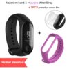 Global Version Mi Band 3  Smart Touch Screen  Band Instant Message Tracker