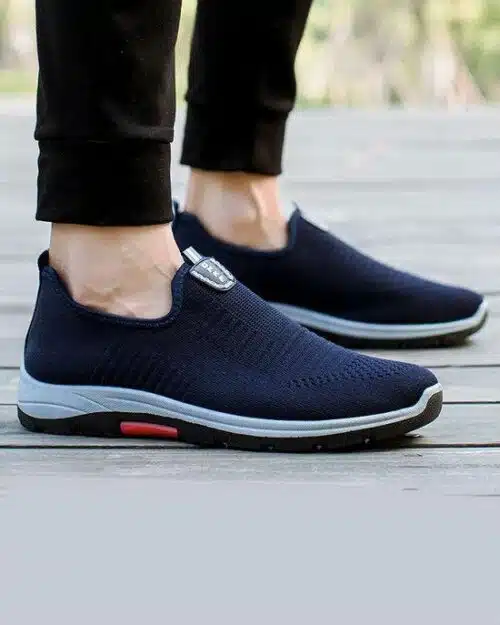 Men's Air Mesh Breathable Flats Walking Sneaker