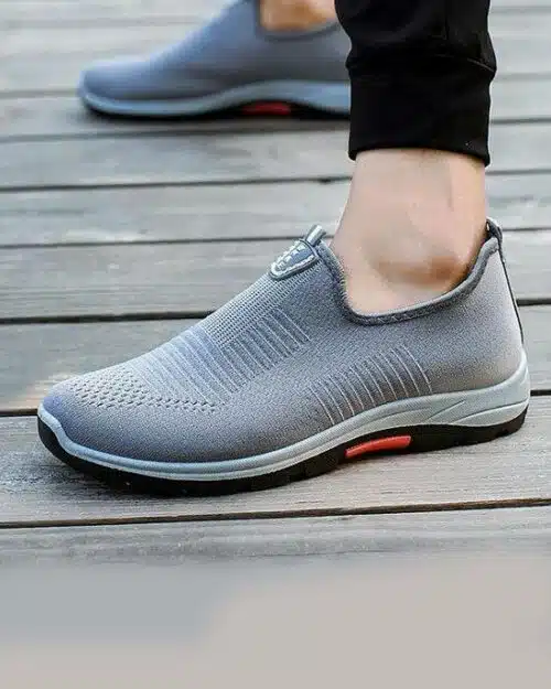 Men's Air Mesh Breathable Flats Walking Sneaker