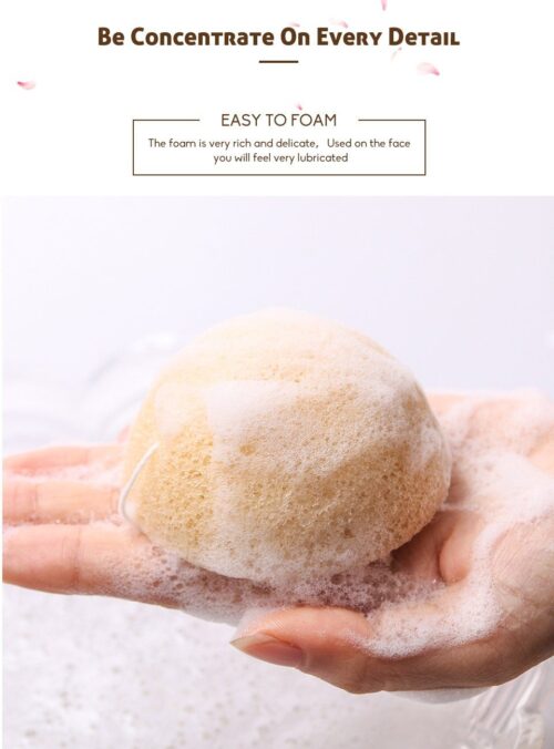 Konjac Konnyaku Exfoliator Cleansing Sponge Facial Care Makeup Tools