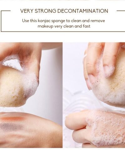 Konjac Konnyaku Exfoliator Cleansing Sponge Facial Care Makeup Tools