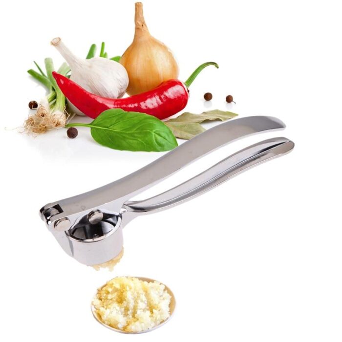 Stainless Steel Garlic Press Fruit and Vegetable Cooking Tools