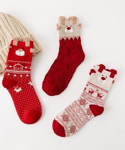 Women's Christmas Cotton Sock