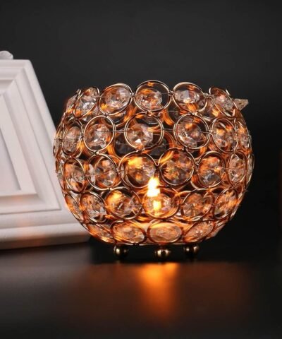 Apex Valentines Day Crystal Tea Light Candle Holders