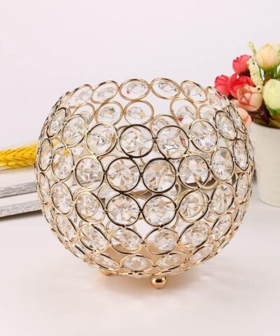 Apex Valentines Day Crystal Tea Light Candle Holders