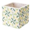 Zuo Cement Flower Planter Green And Yellow