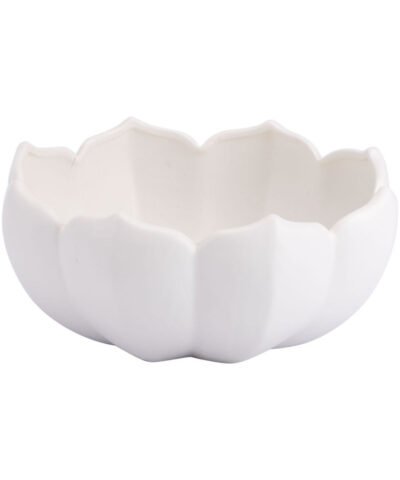 Zuo Lotus Large Bowl White