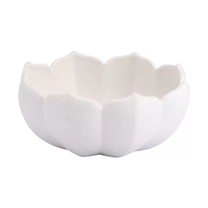 Zuo Lotus Large Bowl White