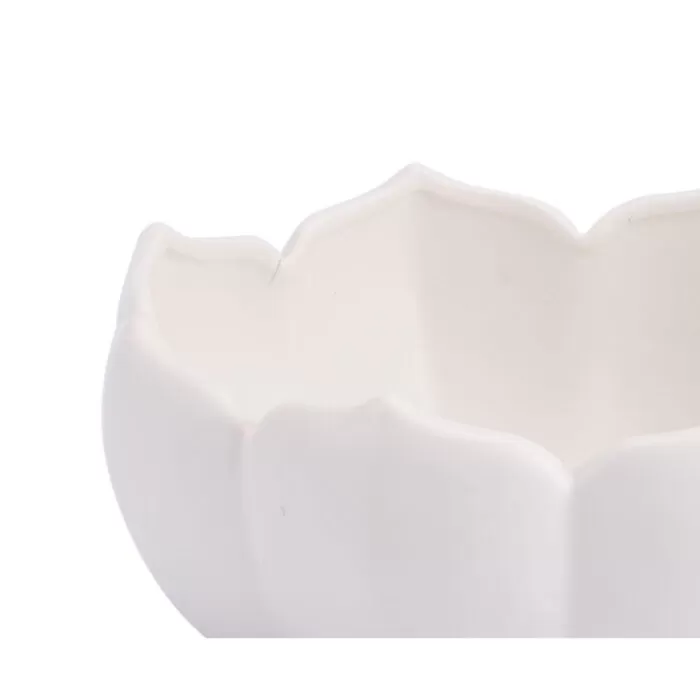 Zuo Lotus Large Bowl White