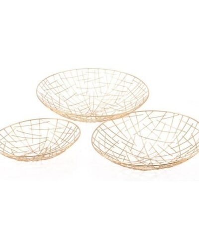 Zuo Set of 3 Gold Plate Gold