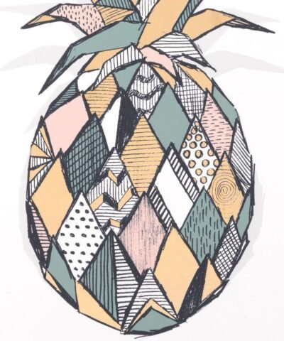 Zuo Pineapple Canvas Multicolor