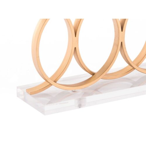 Zuo Infinity Candle Holder Gold