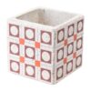 Zuo Cement Squares Planter Red And Orange