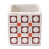 Zuo Cement Squares Planter Red And Orange