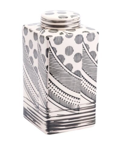 Mix Medium Jar Cream & Black