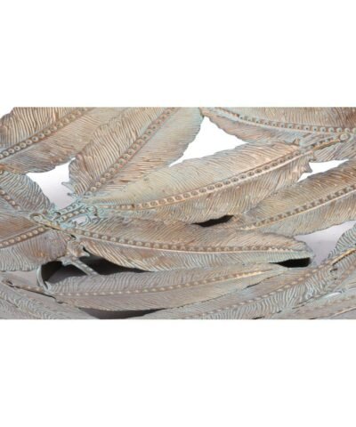 Zuo Feather Plate Sm Distressed Gold