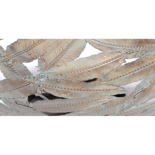 Zuo Feather Plate Sm Distressed Gold