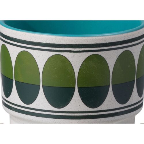 Zuo Retro Small Planter Green & Teal