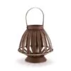 Zuo Bamboo Lantern Candle Holder Brown