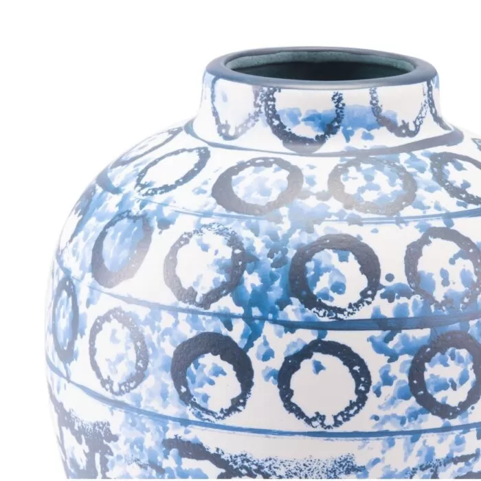 Zuo Ree Md Vase Blue & White