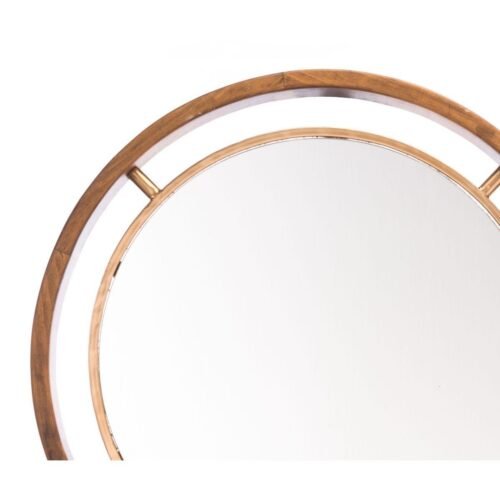 Zuo Round Gold Mirror