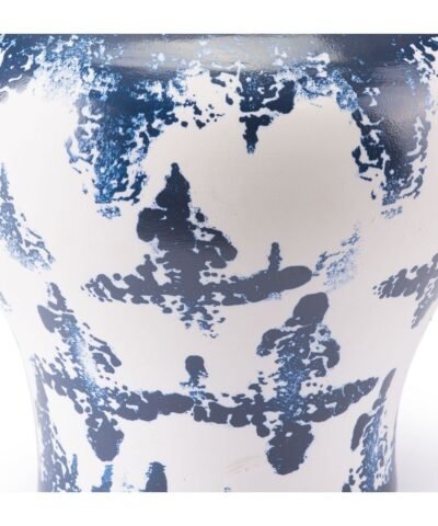 Mar Medium Temple Jar Blue & White