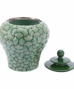 Ventra Small Temple Jar Green