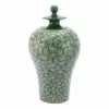 Ventra Large Temple Jar Green