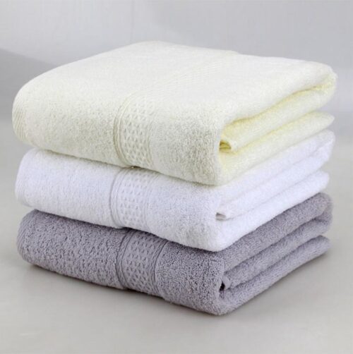 100% Cotton Solid Bath Towel